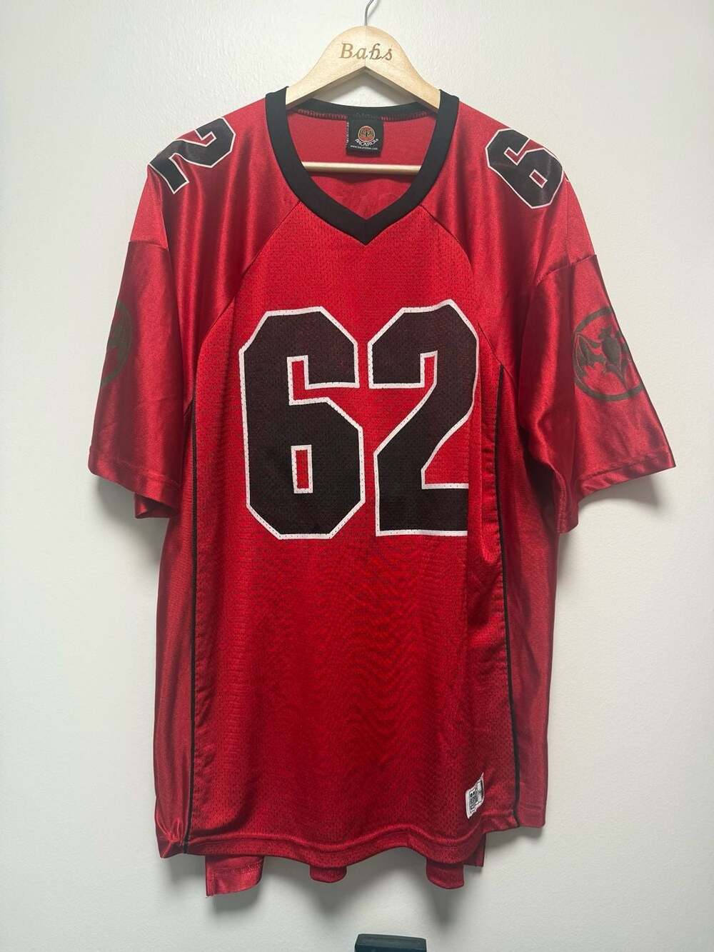 Bacardi Football Jersey Size XL Red Mesh 62 Promo Rum